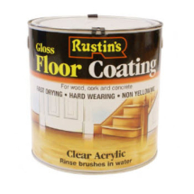 FLOOR COATING ACRYLIC GLOSS 1LT RUSTINS