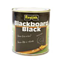 BLACKBOARD PAINT 2.5LT RUSTINS QUICK DRY BLACKBOARD PAINT 2.5LT RUSTINS QUICK DRY