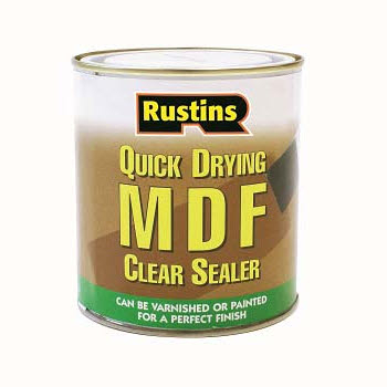QUICK DRYING MDF CLEAR SEALER 500ml RUSTINS QUICK DRYING MDF CLEAR SEALER 500ml RUSTINS