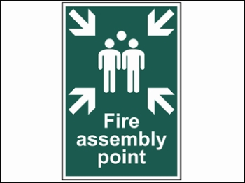 FIRE ASSEMBLY POINT (200x300mm PVC SIGN)