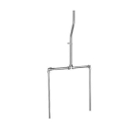 FLUSHPIPE CHROME PLATED FOR URINAL RANGE OF TWO UFB21CP