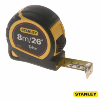 STANLEY 8MT/26FT POCKET TAPE MEASURE TYLON 1 30 656 *LOOSE* STANLEY 8MT/26FT POCKET TAPE MEASURE TYLON 1 30 656 *LOOSE*