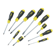 STANLEY 10 PIECE CUSHION GRIP SCREWDRIVER SET 2 65 014 STANLEY 10 PIECE CUSHION GRIP SCREWDRIVER SET 2 65 014
