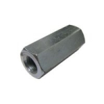 STEEL STUDDING HEX CONNECTOR M10 X 30MM HEXAGON BZP