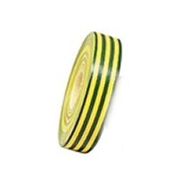 TAPE ELECTRICAL YELLOW/GREEN PVC AT7 19MM X 33MT BS EN60454 TAPE ELECTRICAL YELLOW/GREEN PVC AT7 19MM X 33MT BS EN60454