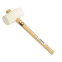 THOR 952 WHITE RUBBER MALLET 54mm FACE  300gm
