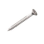 WOODSCREW 1" X 6 CSK HEAD POZI BZP TWIN THREAD