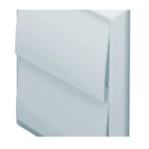 WALL VENT OUTLET 100mm GRAVITY FLAPS COTSWOLD DOMUS 4900C