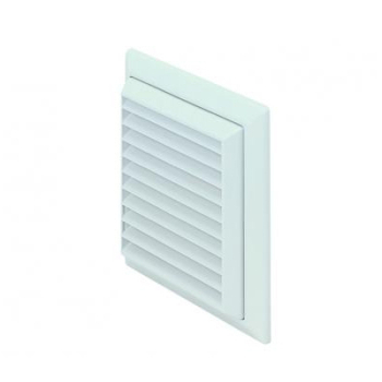LOUVRED GRILLE BLACK 100mm DOMUS F4904BK C/W FLYSCREEN LOUVRED GRILLE BLACK 100mm DOMUS F4904BK C/W FLYSCREEN