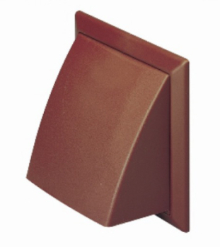 OUTLET COWLED DAMPER 100mm TERRACOTTA DOMUS 4902T OUTLET COWLED DAMPER 100mm TERRACOTTA DOMUS 4902T