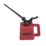 WESCO 500 OILER 6" RIGID NYLON SPOUT 500cc PLASTIC BODY 00501