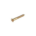 WOODSCREWS  4 X  1/2" CSK HEAD SLOTTED BRASS