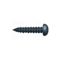 WOODSCREWS  6 X 1.1/4inch ROUND HEAD SLOTTED BLACK JAPANNED