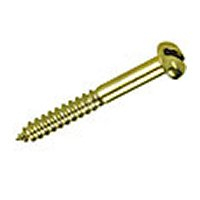 WOODSCREWS  4 X   3/4inch ROUND HEAD SLOTTED BRASS WOODSCREWS  4 X   3/4inch ROUND HEAD SLOTTED BRASS
