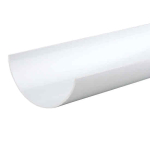 OSMA 0T074 WHITE 4.1/2" 4MT GUTTER ROUNDLINE