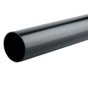 OSMA 0T082 BLACK 68MM X 2MT RAINWATER DOWNPIPE ROUNDLINE