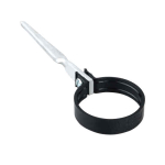 OSMA 0T143 BLACK DRIVE-IN PIPE BRACKET ROUNDLINE OSMA 0T143 BLACK DRIVE-IN PIPE BRACKET ROUNDLINE