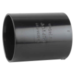 OSMA PVC-C 2M104 2"-50MM DOUBLE SOCKET BLACK