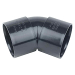OSMA PVC-C 2M163 2"-50MM 45 DEGREE ELBOW BLACK