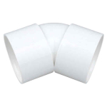 OSMA PVC-C 2M163 2"-50MM BEND 45 DEGREE WHITE