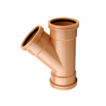 OSMADRAIN 4D213 4" D/S EQUAL JUNCTION 45 DEGREE