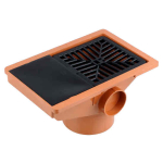 OSMADRAIN 4D504 4" SW/S VERT INLET HOPPER SOLVENT SOCKET