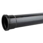 OSMASOIL 4S042 BLACK 4" X 2MT SINGLE SOCKET S/S PIPE