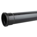 OSMASOIL 4S043 BLACK 4" X 3MT SINGLE SOCKET S/S PIPE