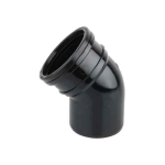 OSMASOIL 4S163 BLACK 4" S/S BEND 45 DEGREE
