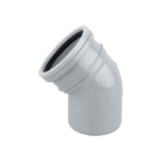 OSMASOIL 4S163 GREY 4" S/S BEND 45 DEGREE