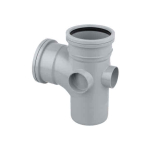 OSMASOIL 4S190 GREY S/S SINGLE BRANCH 87.1/2 DEGREE