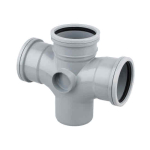 OSMASOIL 4S230 GREY S/S DOUBLE BRANCH 87.1/2 DEGREE