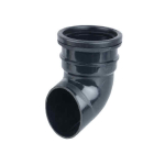OSMASOIL 4S288 BLACK 4" S/S RAINWATER PIPE SHOE