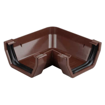 OSMA 4T803 BROWN 4Inch 90 DEGREE GUTTER ANGLE SQUARELINE