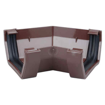 OSMA 4T804 BROWN 4Inch 45 DEGREE GUTTER ANGLE SQUARELINE