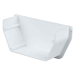 OSMA 4T810 WHITE GUTTER STOPEND INTERNAL SQUARE
