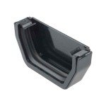 OSMA 4T811 BLACK GUTTER STOPEND EXTERNAL SQUARE