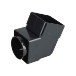 OSMA 4T825 BLACK OFFSET BEND DOUBLE SOCKET