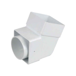 OSMA 4T825 WHITE OFFSET BEND DOUBLE SOCKET