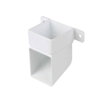 OSMA 4T832 WHITE DOWNPIPE SHOE & BRACKET