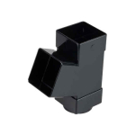 OSMA 4T835 BLACK DOWNPIPE BRANCH 67.1/2 DEGREE