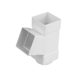 OSMA 4T835 WHITE DOWNPIPE BRANCH 67.1/2 DEGREE