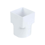 OSMA 4T836 WHITE DRAIN ADAPTOR SQUARE TO ROUND