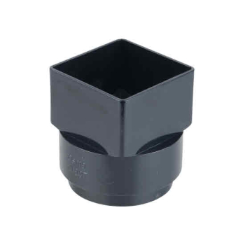 OSMA 4T837 BLACK OUTLET ADAPTOR SQUARE TO ROUND