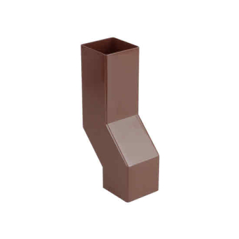 OSMA 4T838 BROWN DOWNPIPE WALL OFFSET SQUARELINE