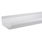 OSMA 4T872 4" X 2 METRE WHITE GUTTER SQUARELINE