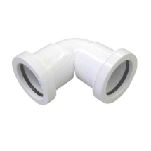 OSMA 4W160 WHITE 32MM KNUCKLE BEND 90 DEGREE PUSH-FIT BS5254