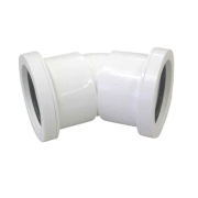 OSMA 4W163 WHITE 32MM BEND 45 DEGREE PUSH-FIT BS5254