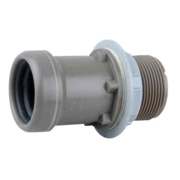 OSMAWELD 4Z185 GREY 32MM STRAIGHT TANK CONNECTOR OSMAWELD 4Z185 GREY 32MM STRAIGHT TANK CONNECTOR
