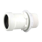 OSMAWELD 4Z185 WHITE 32MM STRAIGHT TANK CONNECTOR